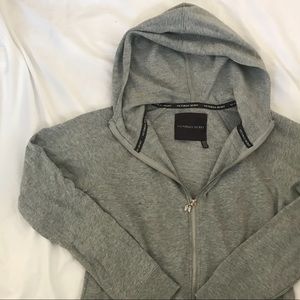 Victoria’s Secret Grey Zip Up Angel Wing Hoodie